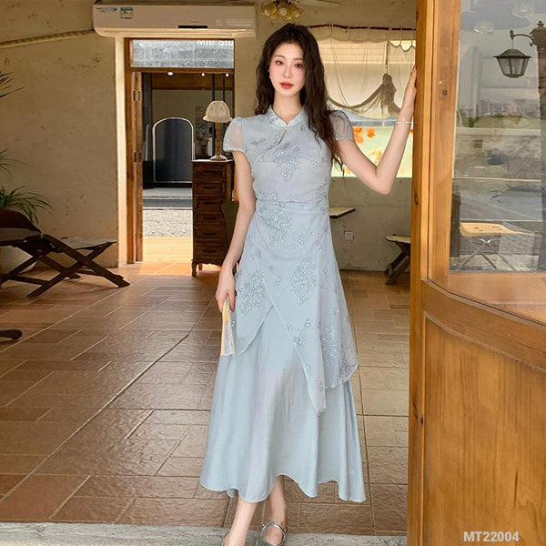 Cute Korean Girl Nice Fashion Clothes Woman Fashion Dress MT22004   ECamShopping