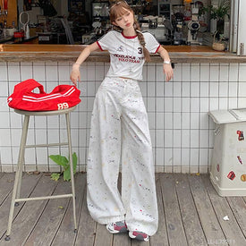 Woman Fashion Jeans LL-L73211