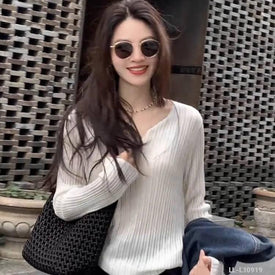 Woman Fashion Shirt LL-L10919