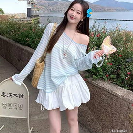 Woman Fashion Shirt LL-L10623