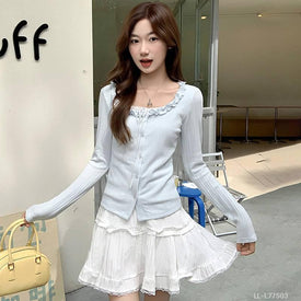 Woman Fashion Shirt LL-L77503