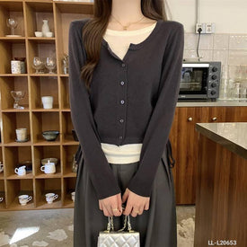 Woman Fashion Shirt LL-L20653