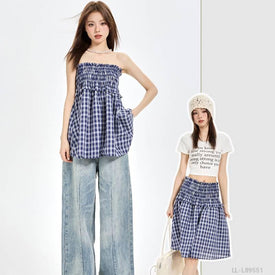 Woman Fashion Skirt/Shirt LL-L89551