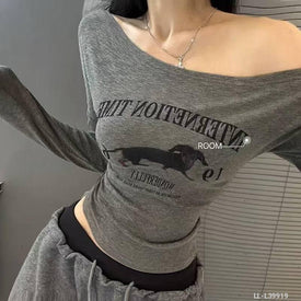 Woman Fashion Shirt LL-L39919