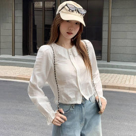 Woman Fashion Shirt LL-L22509