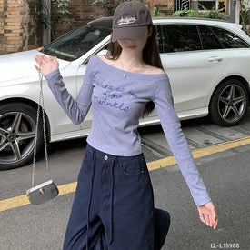 Woman Fashion Shirt LL-L15988