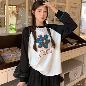 Woman Fashion Shirt LL-L13700