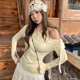 Woman Fashion Shirt LL-L35709