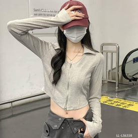 Woman Fashion Shirt LL-L56338