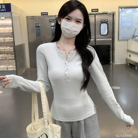 Woman Fashion Shirt LL-L15980