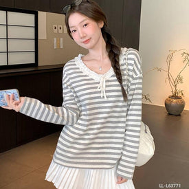 Woman Fashion Shirt LL-L63771