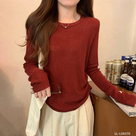 Woman Fashion Shirt LL-L54370