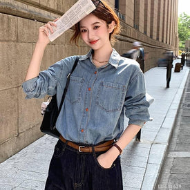 Woman Fashion Shirt LL-L51679