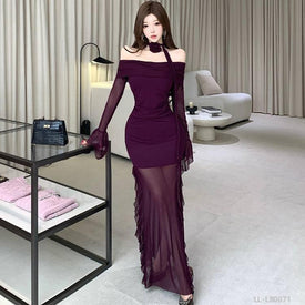 Woman Fashion Dress LL-L80071