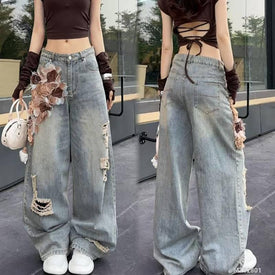 Woman Fashion Jeans MT52801