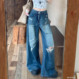 Woman Fashion Jeans MT47400