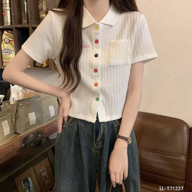 Woman Fashion Shirt LL-T71227