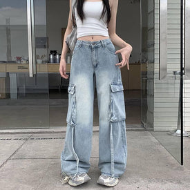 Woman Fashion Jeans LL-T12315