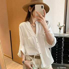 Woman Fashion Shirt LL-T58942