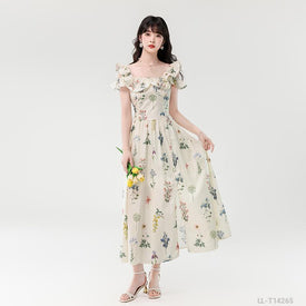 Woman Fashion Dress LL-T14265