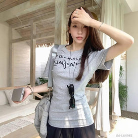 Woman Fashion Shirt Ud-L64945