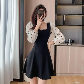 Woman Fashion Dress LL-L34545