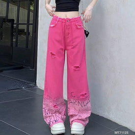 Woman Fashion Jeans MT71125