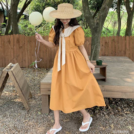 Woman Fashion Dress LL-T44394