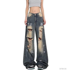 Woman Fashion Jeans DT90135
