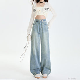 Woman Fashion Jeans MT26515