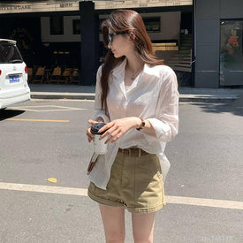 Woman Fashion Shirt LL-T55105