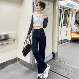 Woman Fashion Jeans J02333