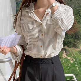 Woman Fashion Shirt LL-T69013
