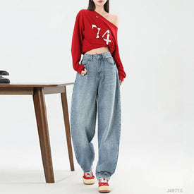 Woman Fashion Jeans J49715