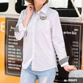 Woman Long Sleeve Shirt ep-B8609