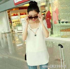 Women Short Sleeve Shirt exs-CK2269-1