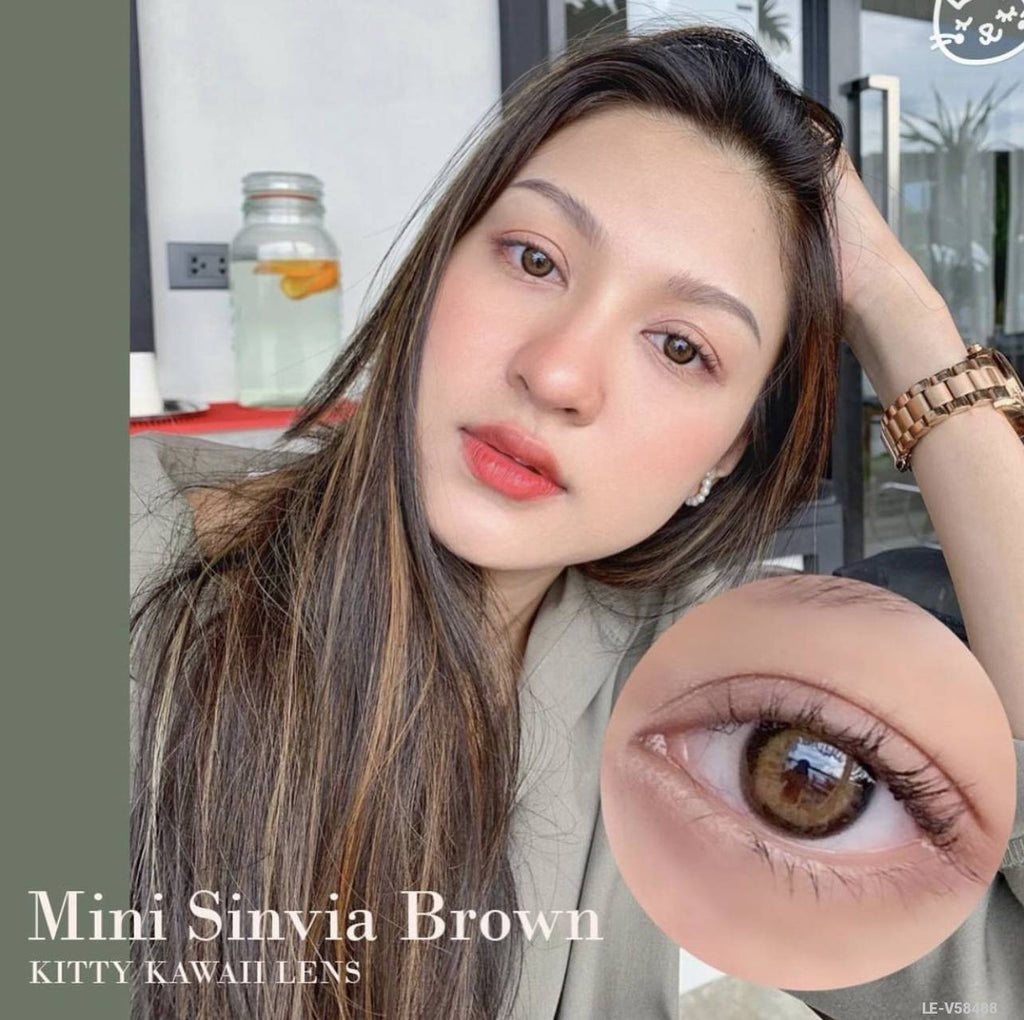Eye Contact Len Mini Sinvia Brown LE-V58488