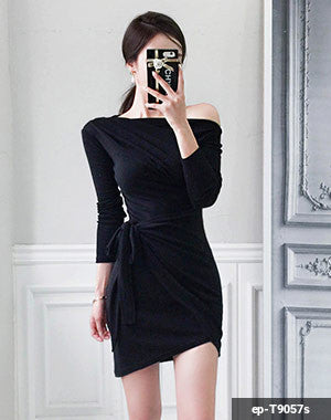 Woman Short Dress ep-T9057s
