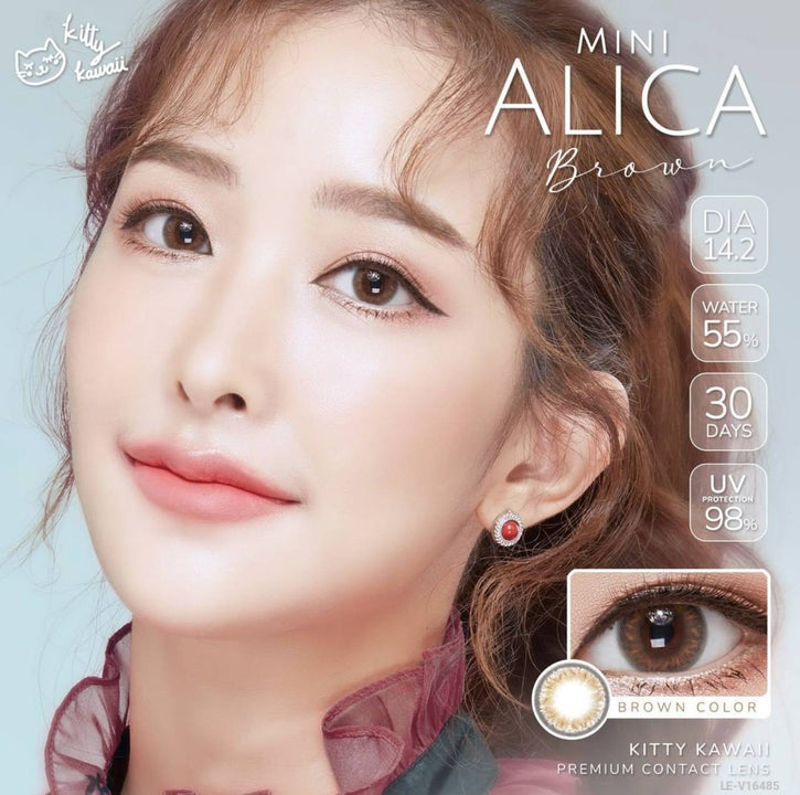 Eye Contact Len Mini Alica Brown LE-V16485