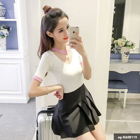 Woman Short Sleeve Shirt eg-RA08119